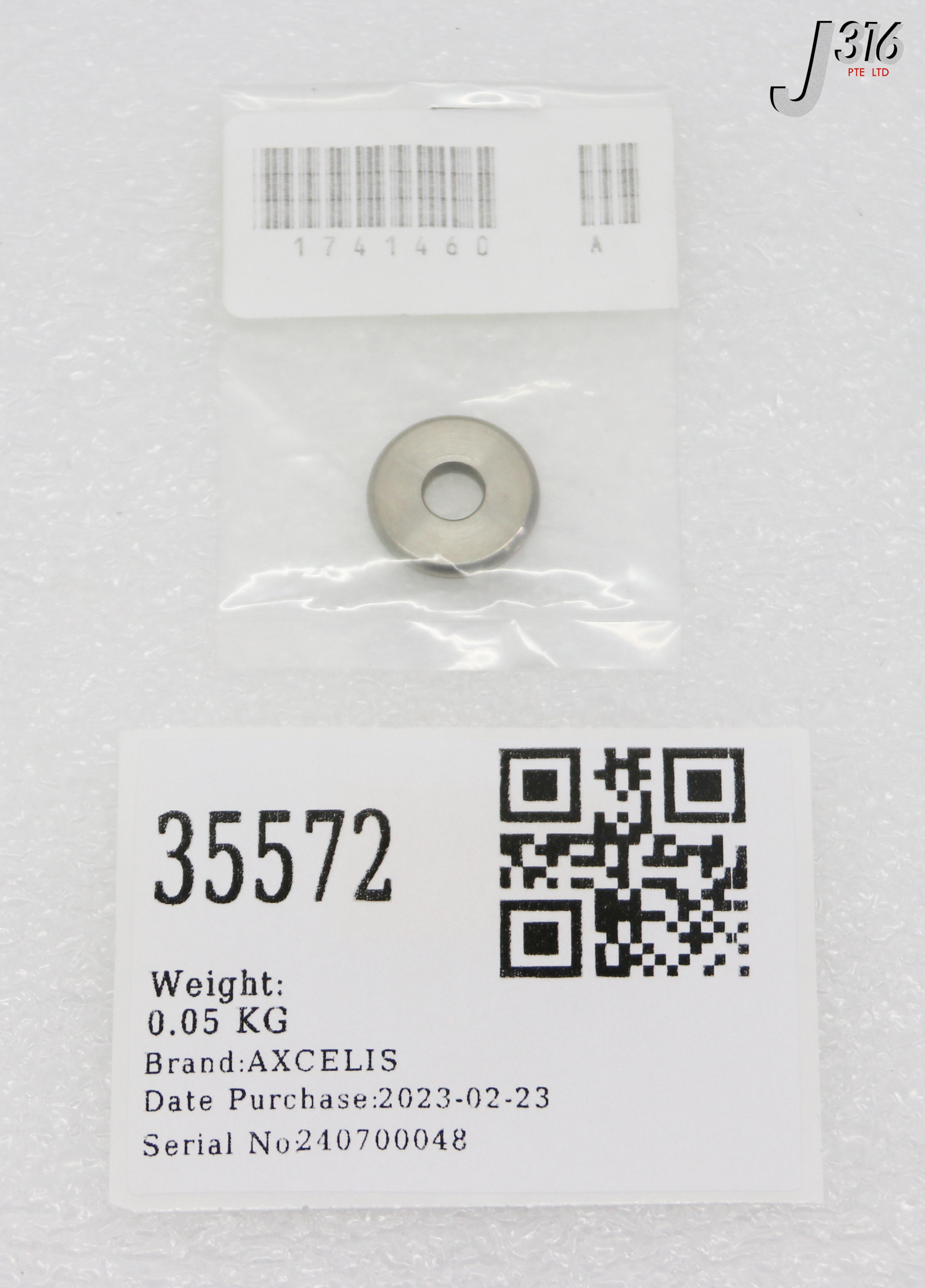 35572 AXCELIS FEED THRU WASHER (NEW) 1741460 | eBay